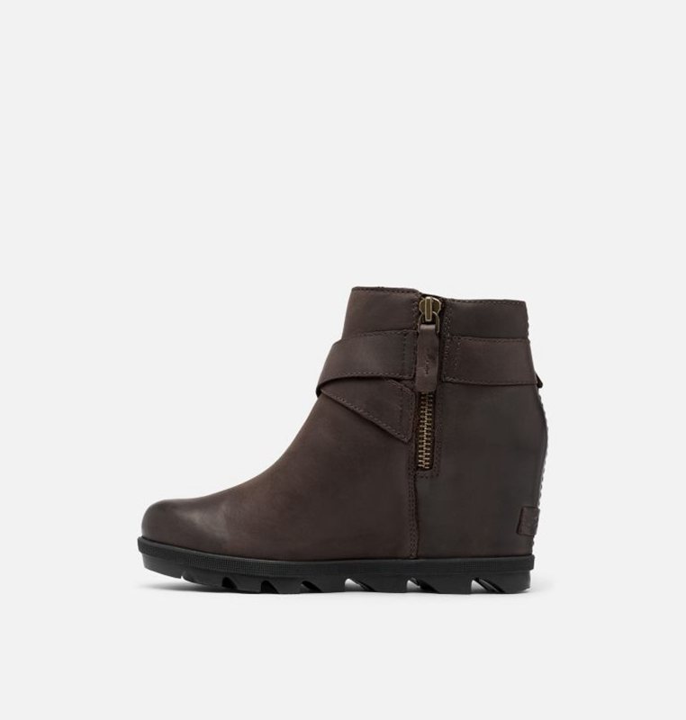 Sorel Kadın Joan Of Arctic™ Ii Buckle Bootie - Takozlar Siyah Kahverengi - 481-HPKFWR